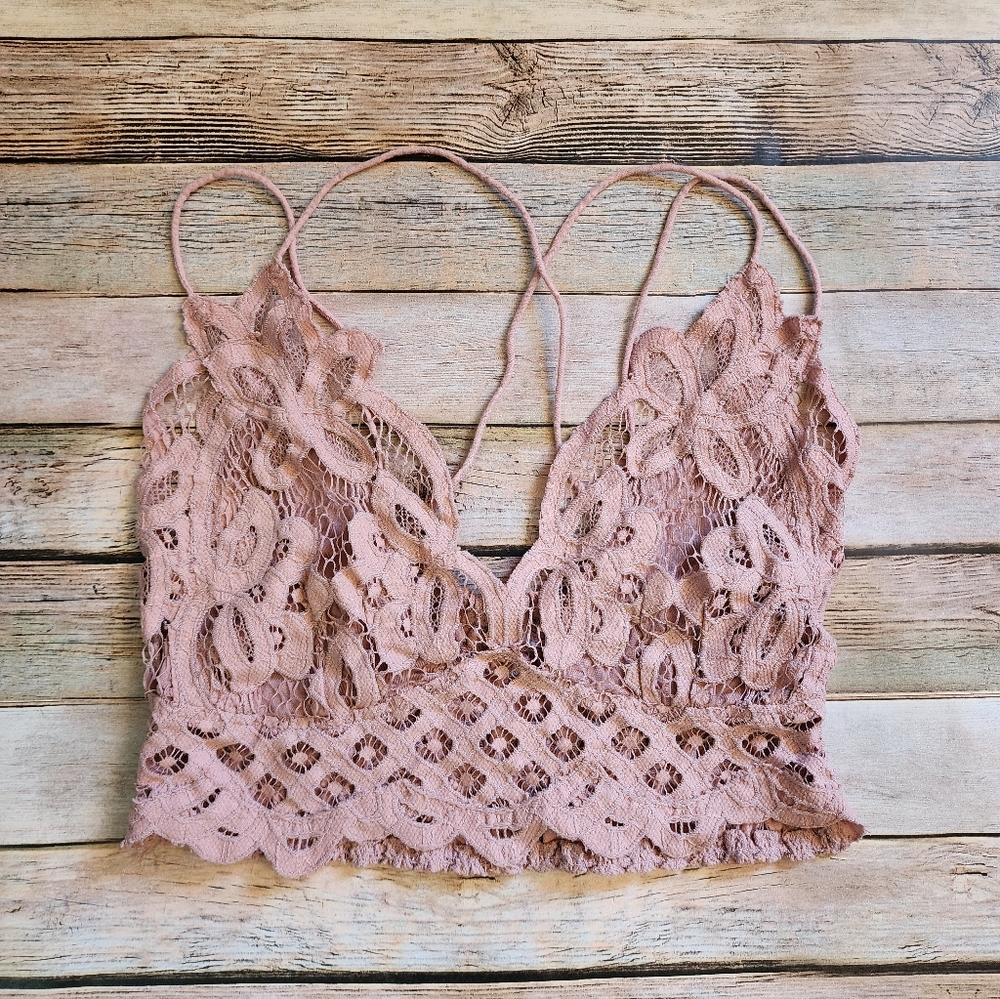 Women's Size M Pink Free People Bralette